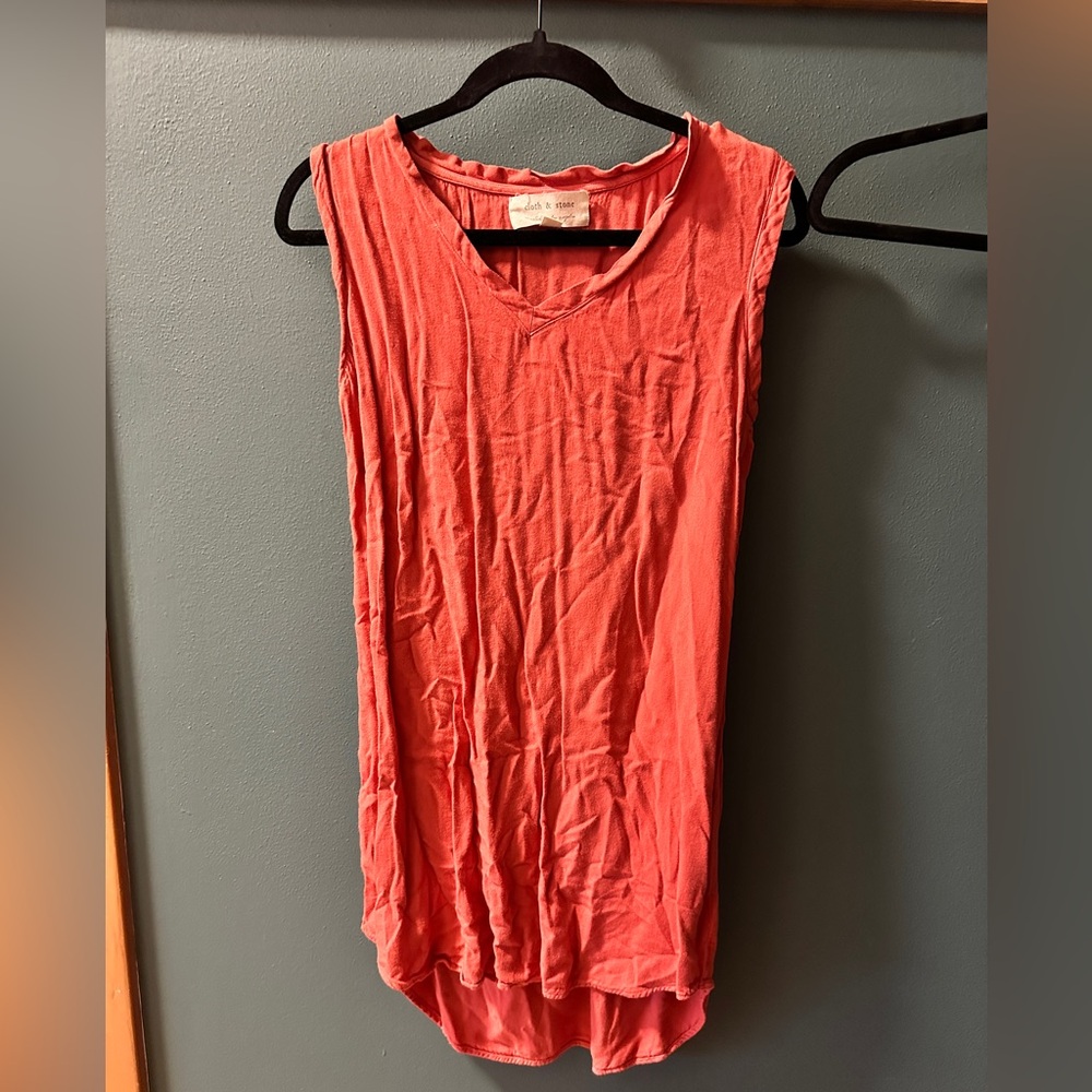Cloth & Stone Orange Tunic